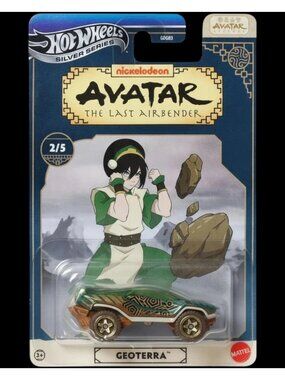 Hot Wheels Avatar The Last Airbender Geoterra Silver 1 64 Die Cast Vehicle